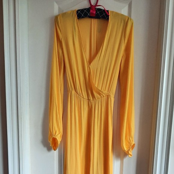 Long Satin Forever 21 Maxi Dress - Picture 2 of 3